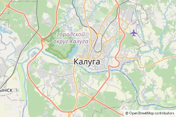 Mapa Kaługa