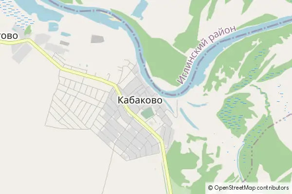 Mapa Kabakovo