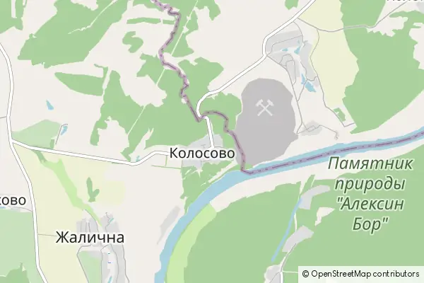 Mapa Kolosovo