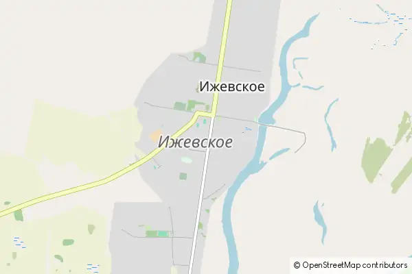 Mapa Izhevskoe