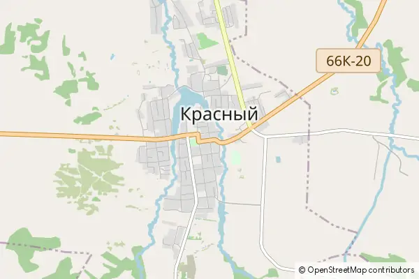 Mapa Krasny