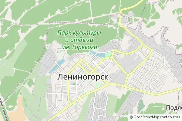 Mapa Leninogorsk