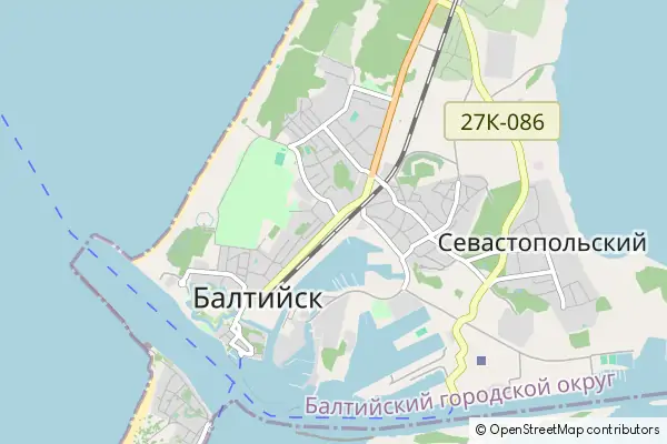 Mapa Bałtyjsk