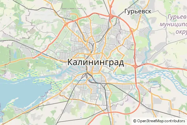 Mapa Kaliningrad