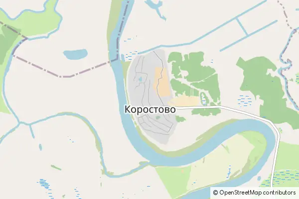 Mapa Korostovo