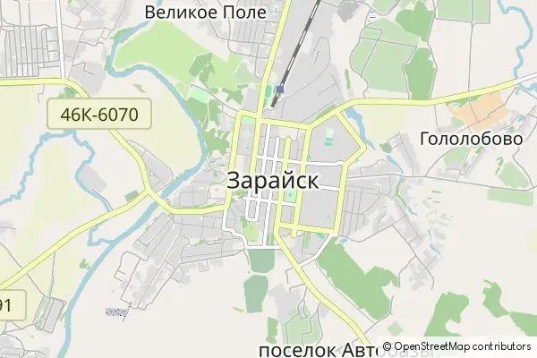 Mapa Zarajsk