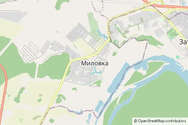 Mapa Milovka