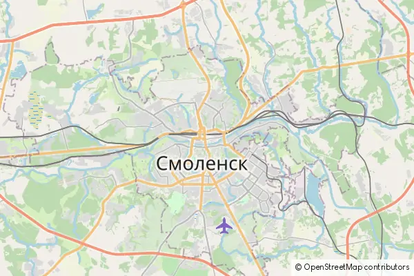 Mapa Smoleńsk