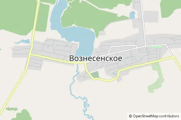 Mapa Voznesenskoye