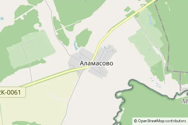 Mapa Alamasovo