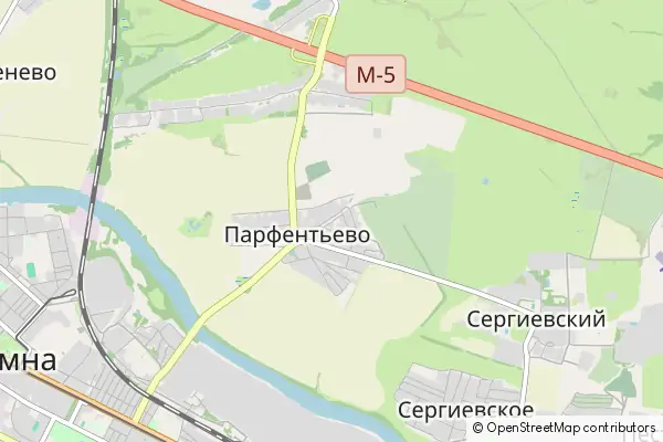 Mapa Parfent'yevo