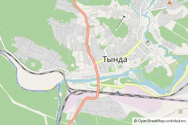 Mapa Tynda