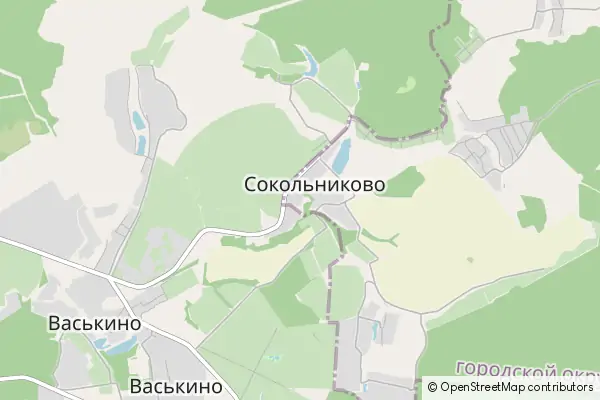 Mapa Sokolnikovo