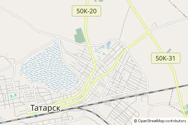 Mapa Tatarsk