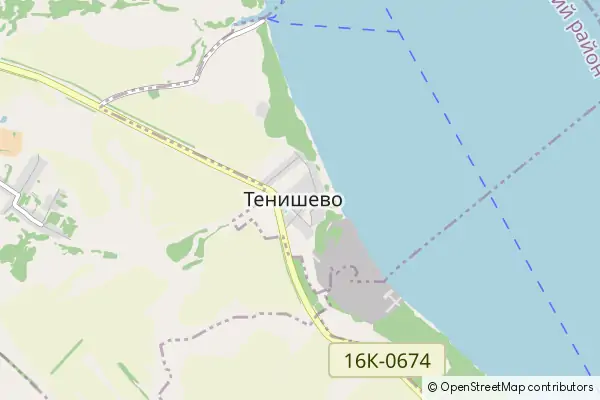 Mapa Tenishevo