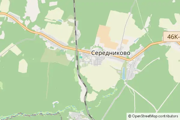 Mapa Serednikovo