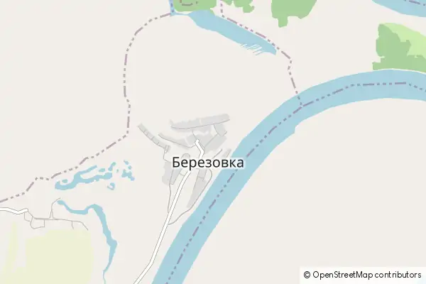 Mapa Berëzovka