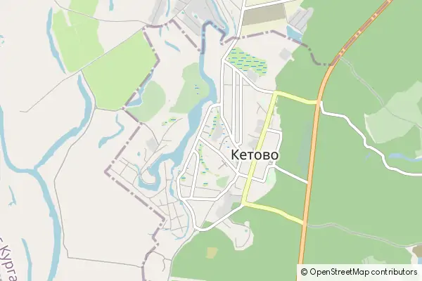 Mapa Ketovsky District