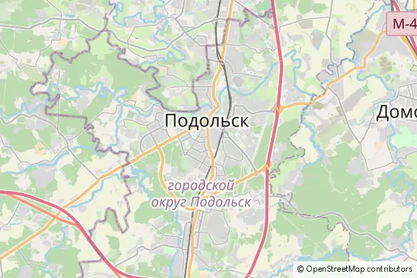 Mapa Podolsk