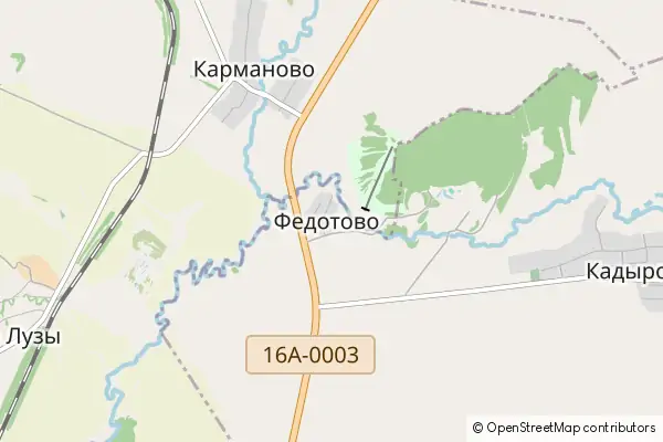 Mapa Fedotovo