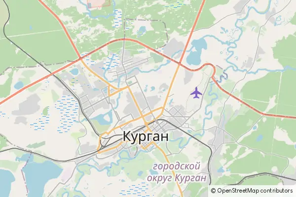 Mapa Kurgan