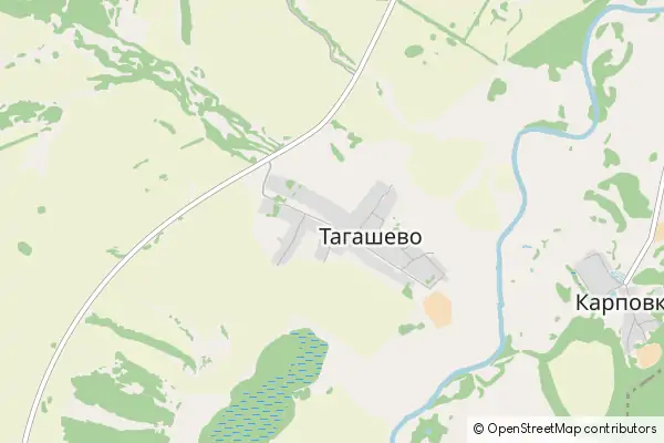 Mapa Tagashevo