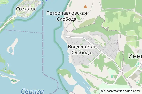 Mapa Vvedenskaya Sloboda