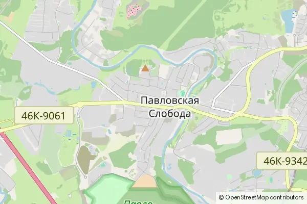 Mapa Pavlovskaya Sloboda