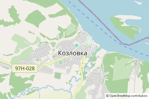 Mapa Kozlovka