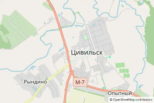 Mapa Ciwilsk