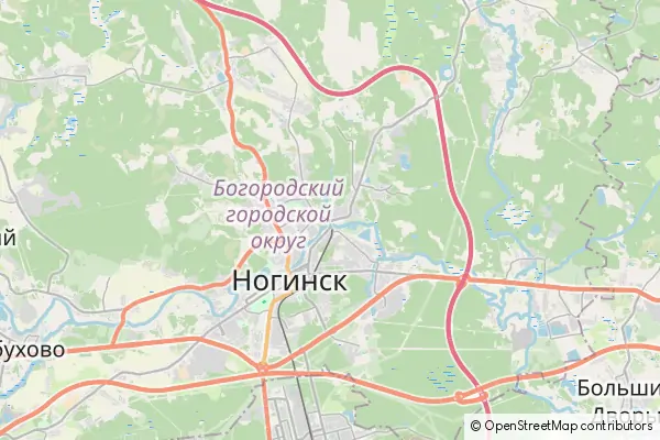 Mapa Nogińsk