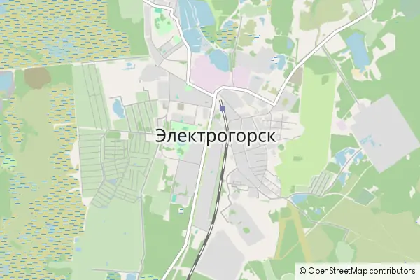 Mapa Elektrogorsk