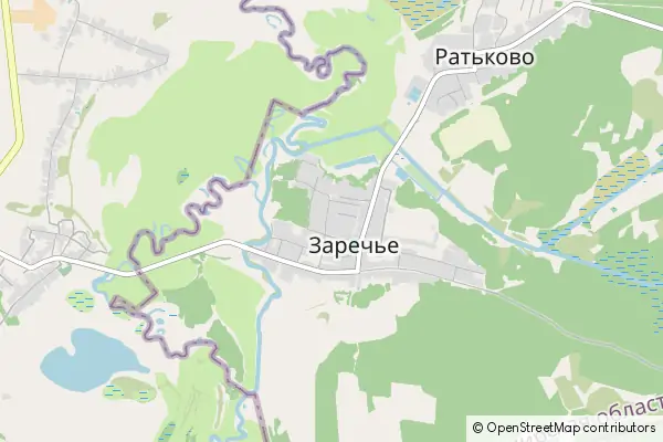 Mapa Zarechye