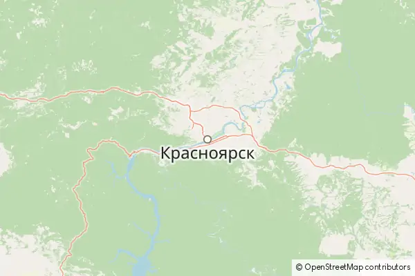 Mapa Krasnojarsk