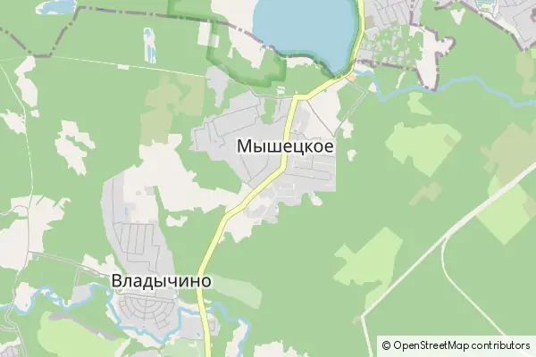 Mapa Myshetskoye