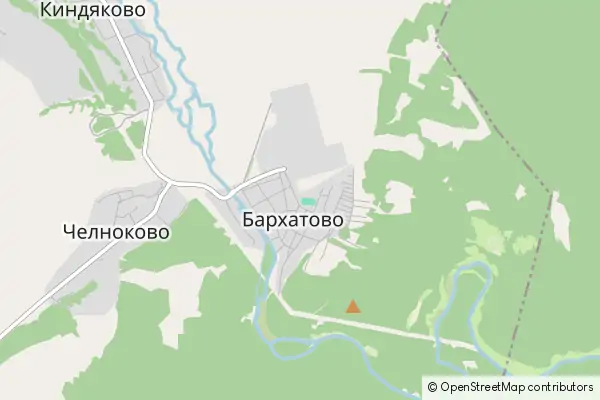 Mapa Barkhatovo