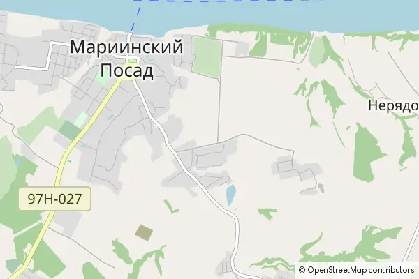 Mapa Mariinsky Posad