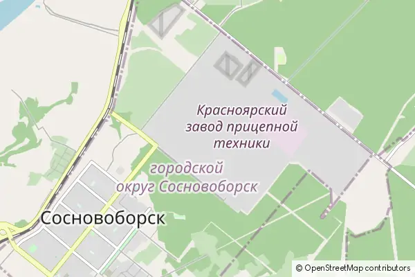 Mapa Zelenogorsk