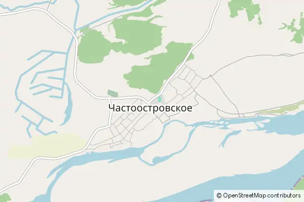 Mapa Chastoostrovskoye