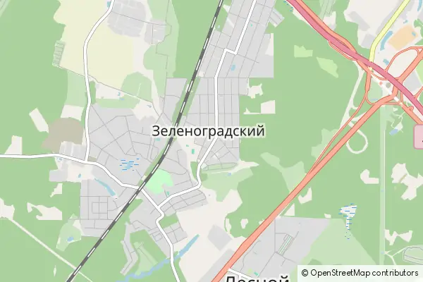 Mapa Zelenogradskiy