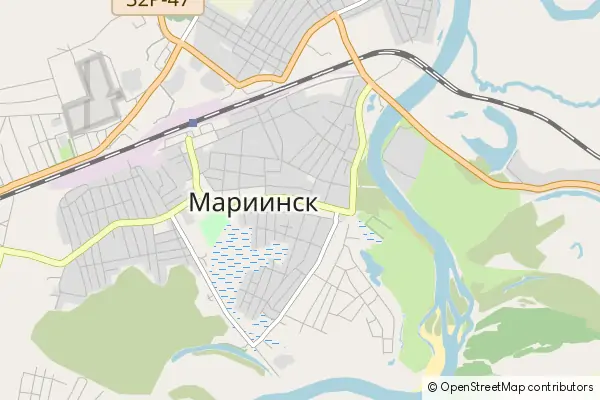 Mapa Mariinsk