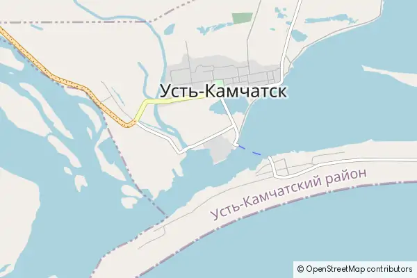 Mapa Ust-Kamchatsky