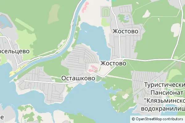 Mapa Ostashkovo