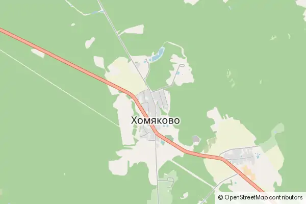 Mapa Khomyakovo