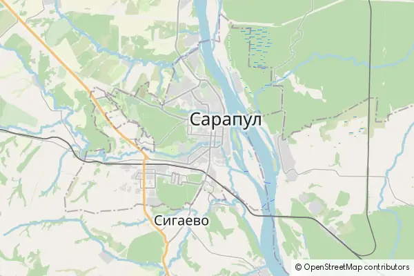 Mapa Sarapuł