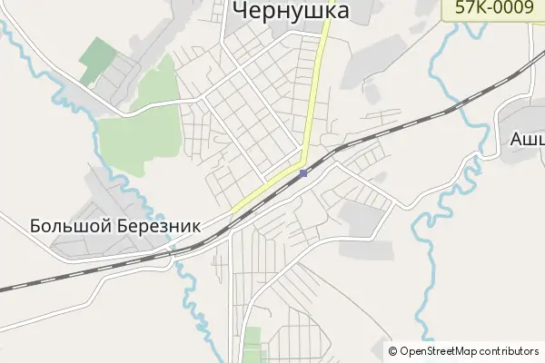 Mapa Chernushka