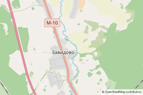 Mapa Zavidovo