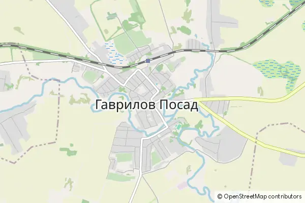 Mapa Gavrilov Posad