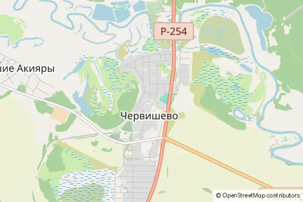 Mapa Chervishevo