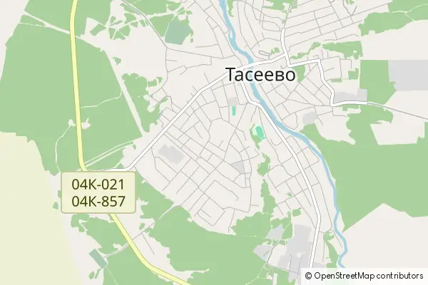 Mapa Taseyevo